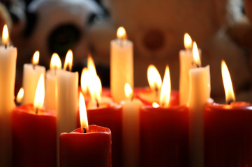 memorial candle light