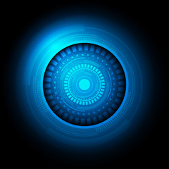 Abstract circle technology background