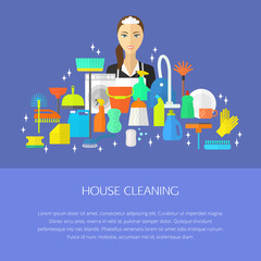 Cleaning concept.