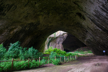The famous sight Devetaki cave in Bulgaria, near Lovech town
