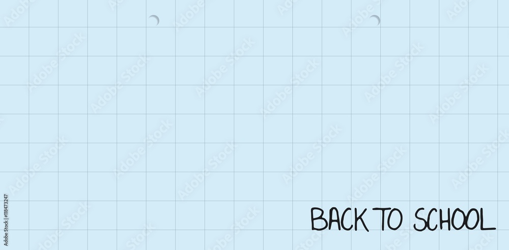 Poster composite image of back to school message