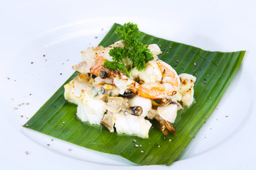 Thai food in a luxury hotel.