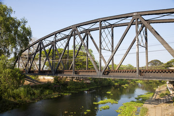 old rail way bridge vintage.