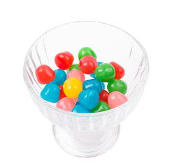 Fruit candies in a bowl