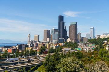Beautiful View of Seattle Downtown