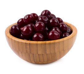 Ripe cherry in a bowl