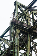 Fototapeta na wymiar Details of old industry buildings at the Landschaftspark Duisburg