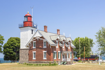 Dunkirk Lighthouse on New York's Lake Erie Coast