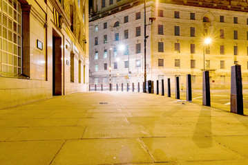 Street in Central London at night