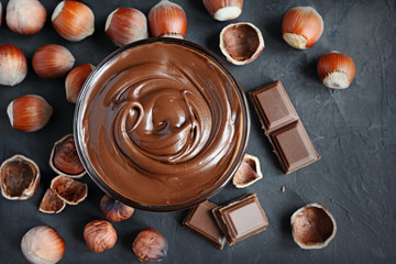 Homemade hazelnut spread