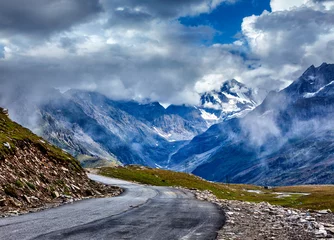 Acrylic prints Himalayas Road in Himalayas