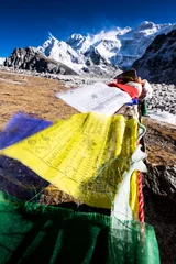 Papier Peint photo autocollant Kangchenjunga Montagne Kangchenjunga, Népal