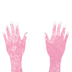 Fototapeta premium Children's hands reach up