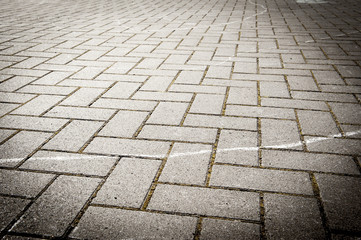 verlassener Parkplatz