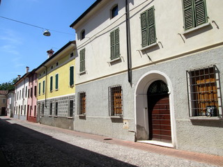 Fototapeta na wymiar Strade di Sabbioneta, Mantova