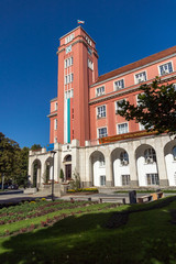 Building of Town Hall in the center of City of Pleven, Bulgaria