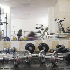 Fototapeta premium Interior of a fitness hall