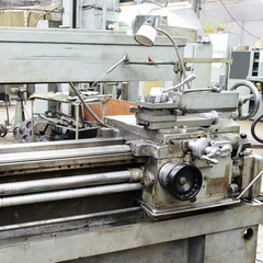 image lathe machine in a workshop