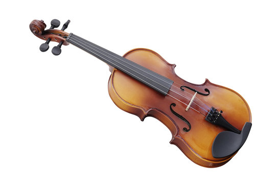 violoncello isolated under the white background