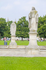Obraz premium PADOVA, ITALY - JULY, 9, 2016: monuments in Prato della Valle in a center of Padova, Italy