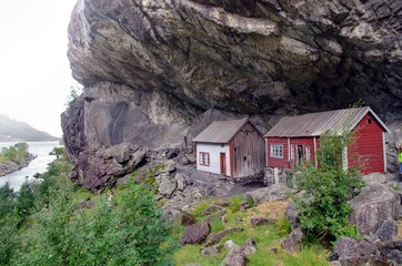 Norvegian rock houses