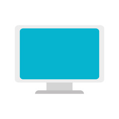 monitor pc computer screen device technology computer vector illustration isolated