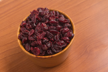 Dried Cranberries into a bowl