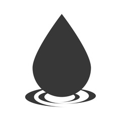 Fototapeta premium oil icon drop industry water liquid vector illustration isolated