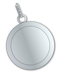 Blank Lucky Silver Charm