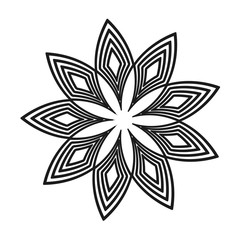 boho style retro isolated