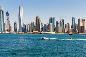 Fototapeta premium General view of the Dubai Marina UAE