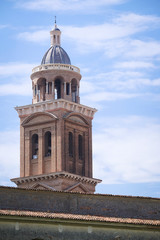 MANTUA, ITALY - JULY, 23, 2016: the wall of an ancient house in Mantua, Italy