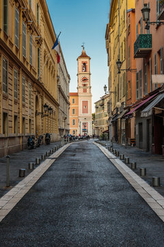 Fototapeta Old European street