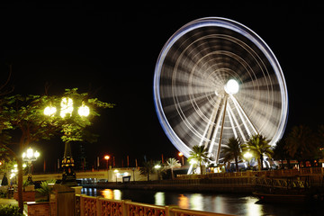 Eye of the Emirates - ferris wheel in Al Qasba in Shajah, UAE