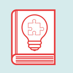 book idea creative icon vector illustration graphic