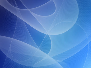 Abstract technology blue background with curved mesh texture