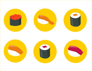 Vector sushi imagemen