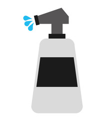 water spray bottle isolated icon