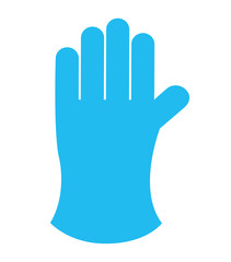 safety gloves isolated icon