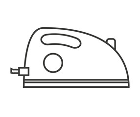 iron clothes isolated icon