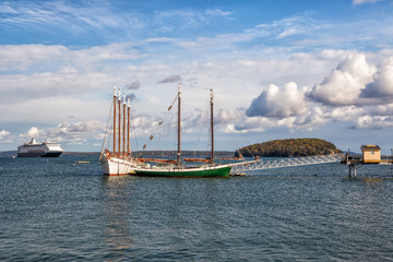 Boats at Frenchman Bay in Maine