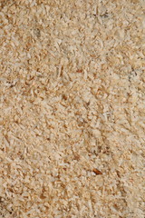 Texture of wood sawdust