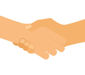 hand shake isolated icon