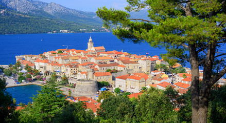 Korcula old town, Dalmatia coast, Croatia