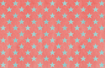 Watercolor stars pattern.