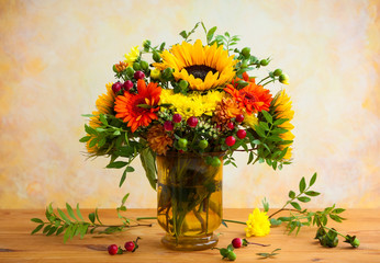 Obraz premium Autumnal flowers
