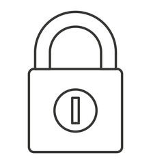 safe secure padlock security isolated icon