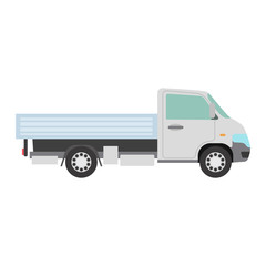 Delivery vector transport truck van. Delivery service van, fast shop service truck. Delivery vehicle. Product goods shipping transport. Fast delivery truck van vector