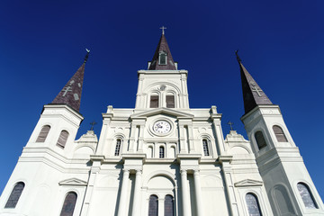 Fototapeta premium Up Shot of St. Louis Cathedral