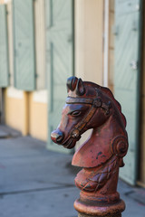 A Hitching Post in New Orleans' French Quarter